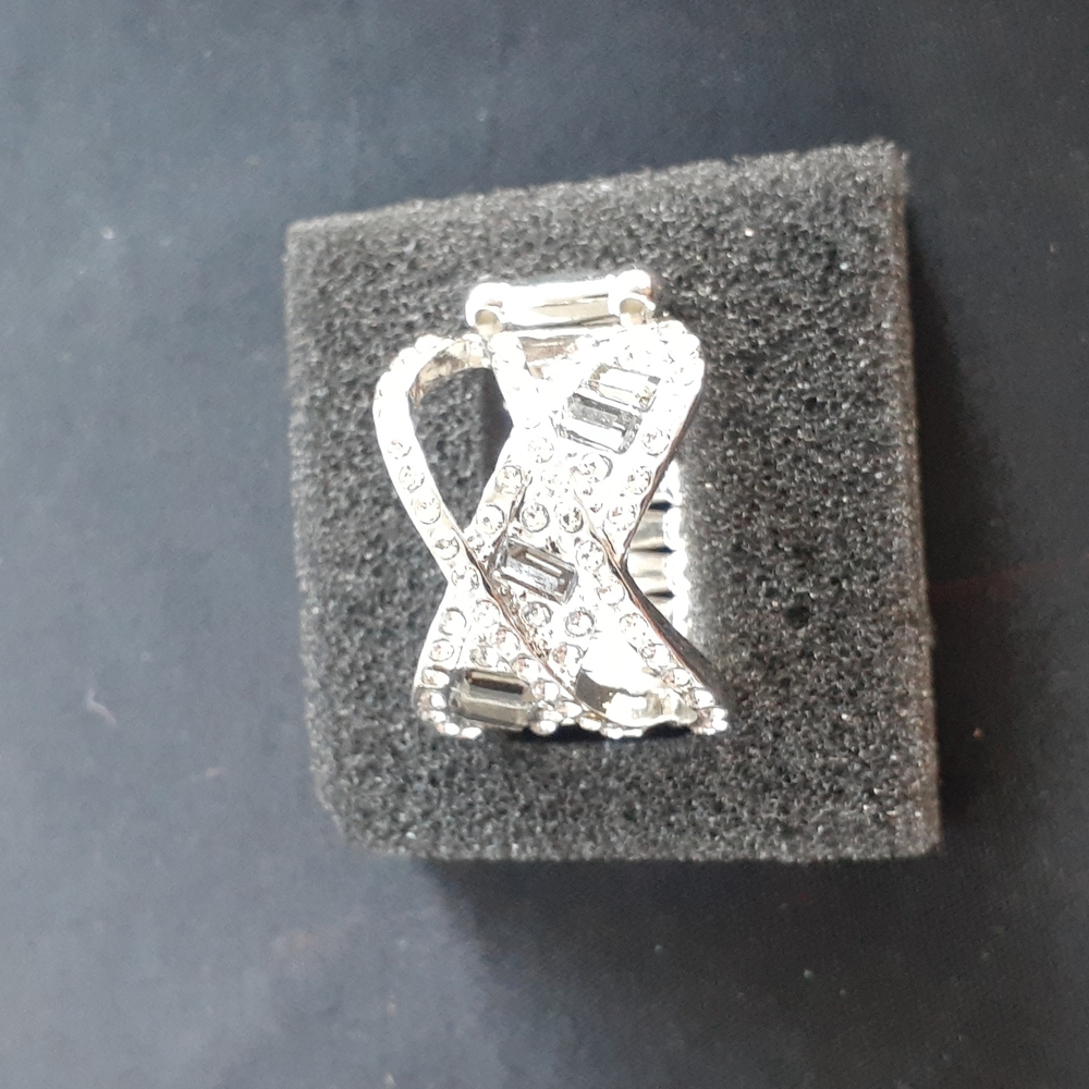 Triple Threat Twinkle Silver Ring